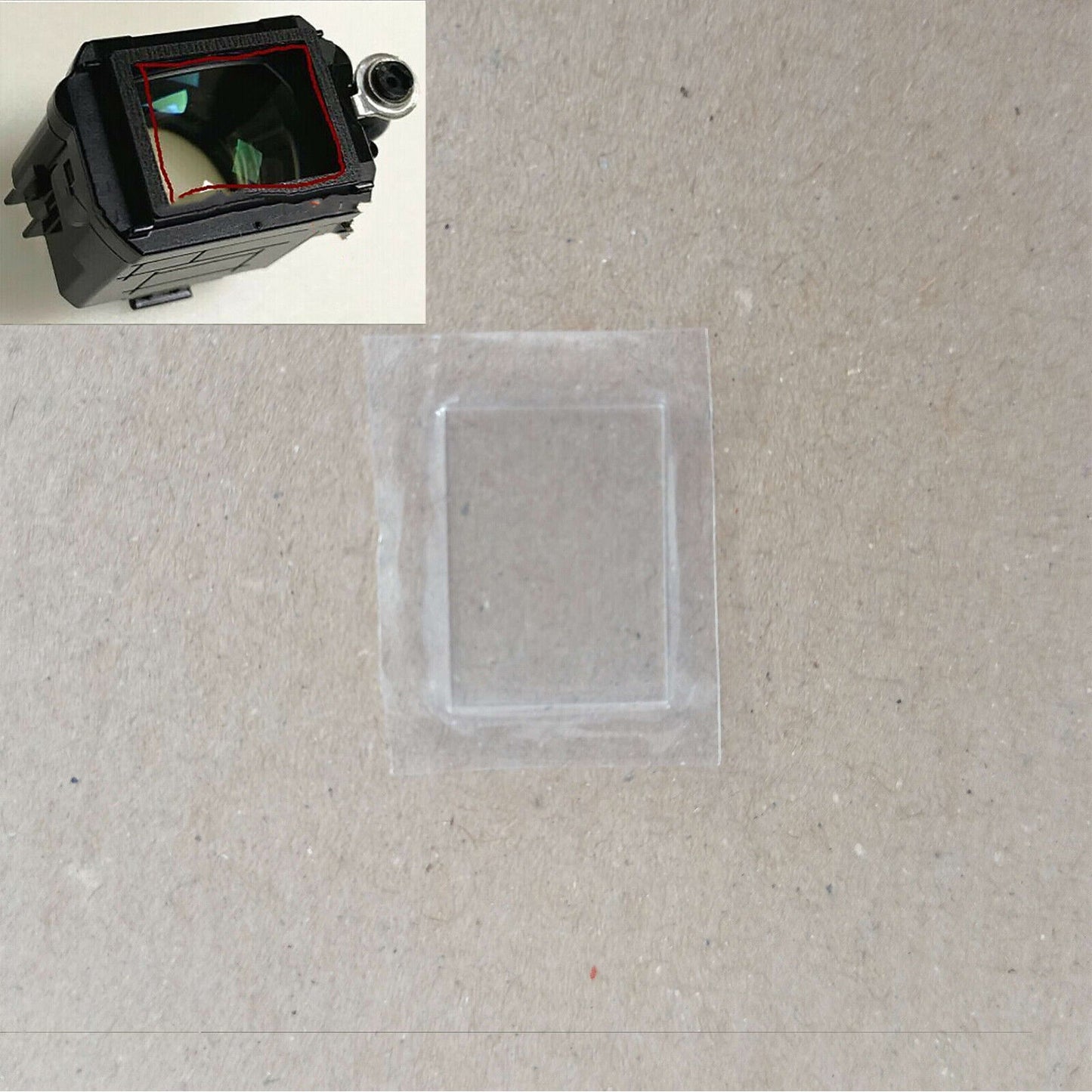 Viewfinder Glass Eyepiece Lens Glass for Sony A7R/A7R2/A7M2/A7M3/A7R4/R3 Camera