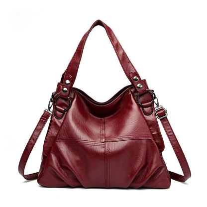 Soft Leather Handbags Women Tote Bag Ladies Large Shoulder Crossbody Handbag*CA