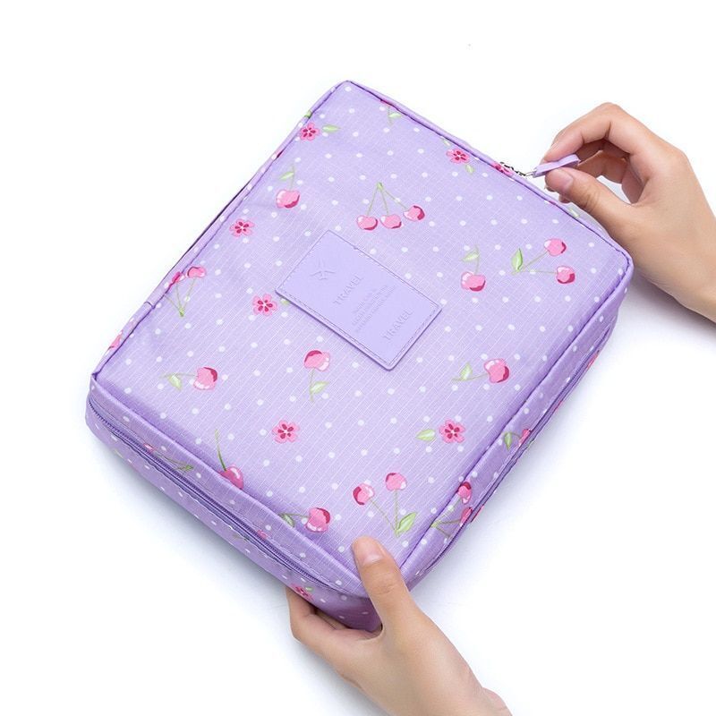 Travel Cosmetic Bag Women Toiletries Organizer Waterproof Storage Make Up Cases