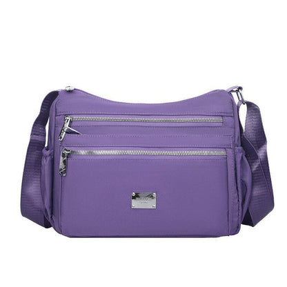 Women Shoulder Bag Waterproof Oxford Handbag Crossbody Soft Tote Purse 22*8*17CM