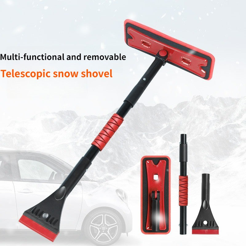 Winter car snow shovel multi-functional two-in-one ice removal and snow sweeping