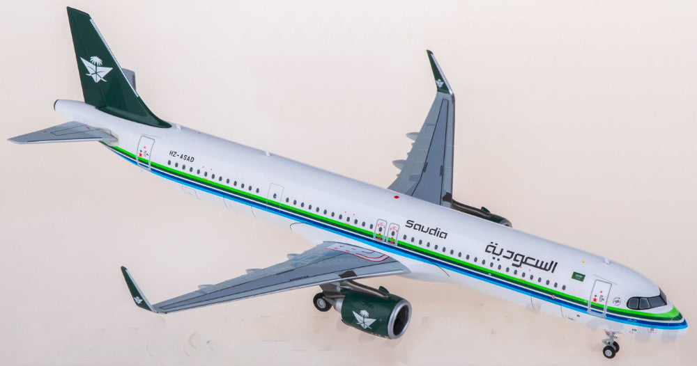 1:200 JC Wings Saudia Airbus A321neo Passenger Airplane Diecast Model