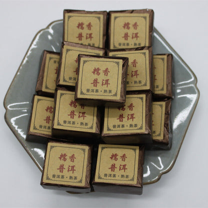 500g Yunnan Pu-erh Tea Gnomic Fragrance Pu-erh Small Brick Tea Pu-erh Brick