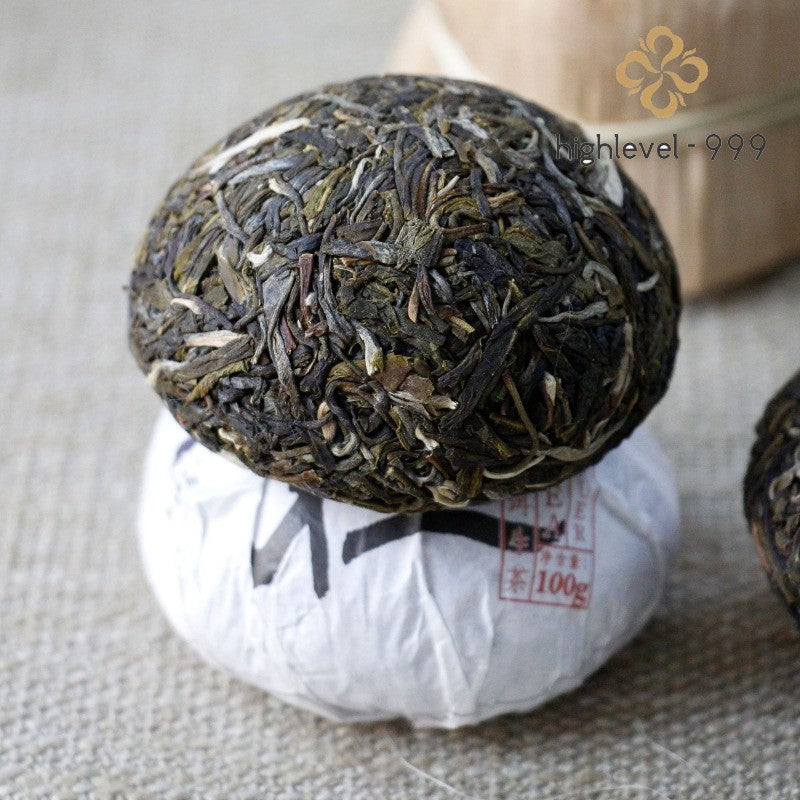 100g Raw Pu'er Tuo Tea Yunnan Lincang Mengku Ancient Tree Spring Dried Leaf Tea
