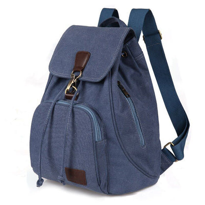Canvas Backpack Vintage Pure Cotton Travel Bag Laptop School Bags Bag Polyester