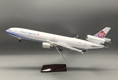 47CM 1:130 CHINA AIRLINES MD-11 Plane Aircraft Led Sound Light Resin Model