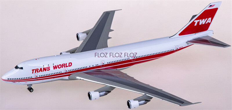 for Phoenix for TWA for Boeing 747-100 N53110 1:400 Airplane Pre-built Model