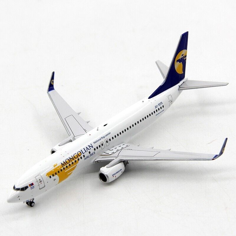 1:400 Panda MONGOLIAN AIRLINES BOEING 737-800 Passenger Airplane Diecast Model