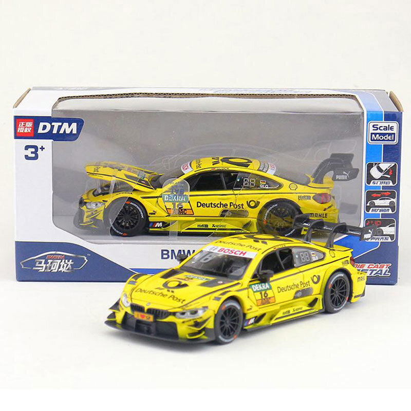 1/32 BMW M4 DTM Model Car Diecast Toy Vehicle Toys for Boys Kids Gift Timo Glock