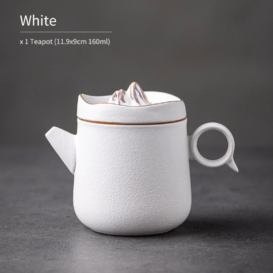 Creative Mountain Ceramic Teapot Chinese Gongfu Tea Pots 160m