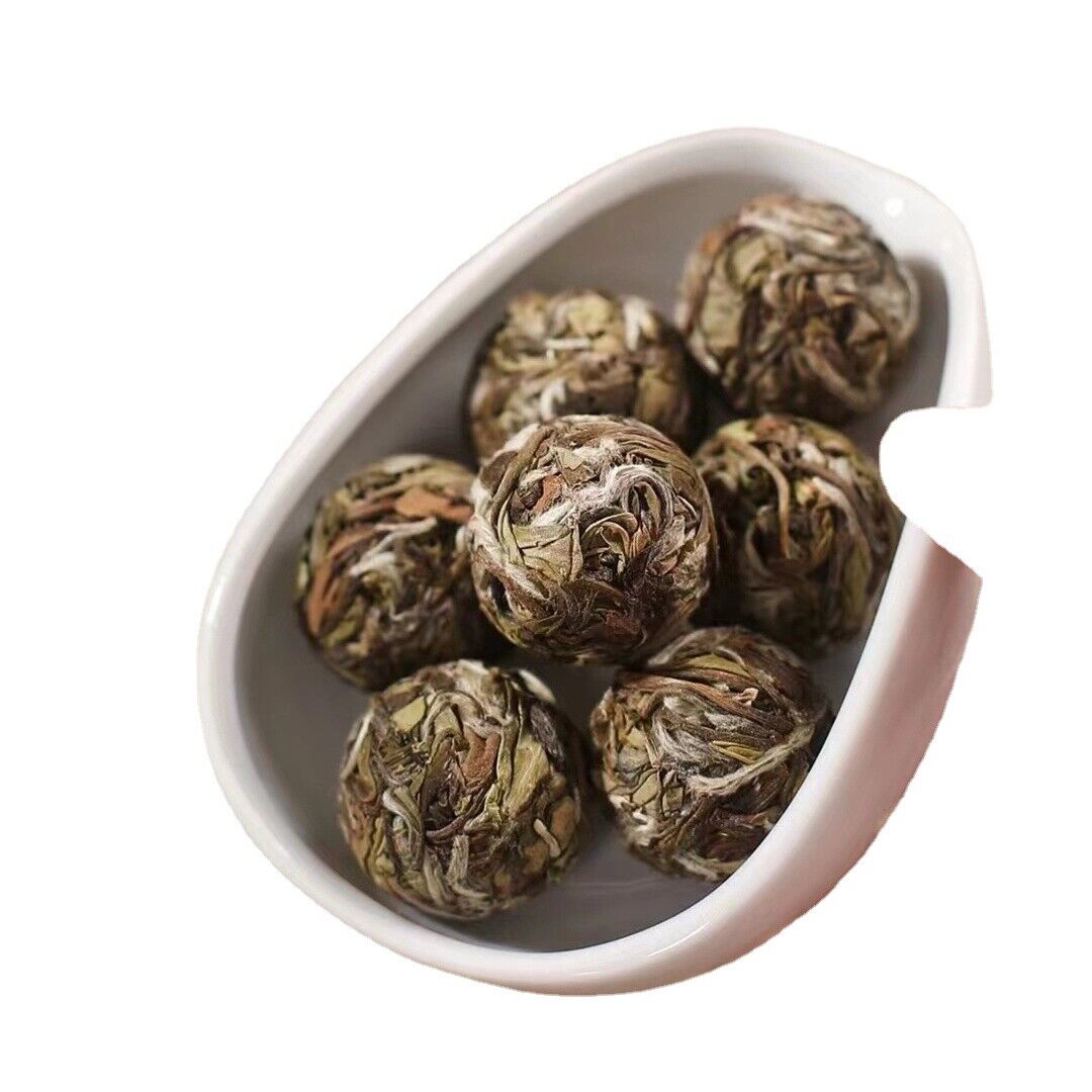 500g Fuding white tea peony floral dense aroma dragon pearl handmade tuocha