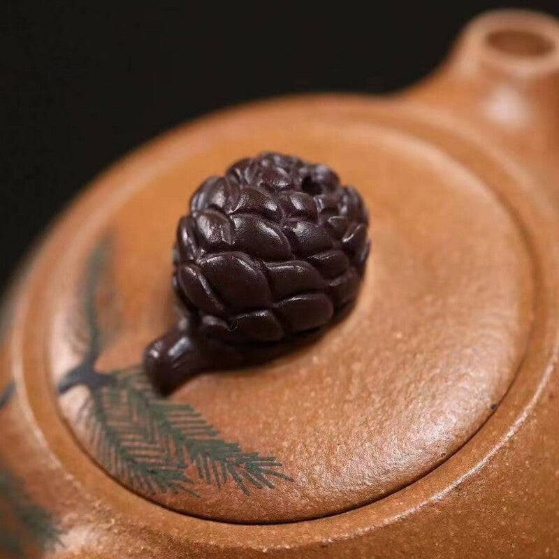 Handmade Tea Pot Marked Real Yixing Zisha Yellow Jiangpo Clay Master Pot 180ml