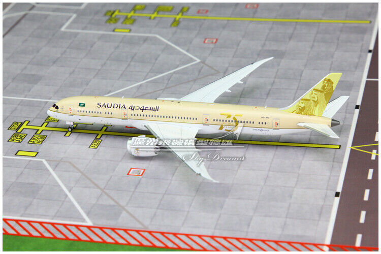 1:400 JC Wings Saudi BOEING 787-9 Passenger Airplane Diecast Aircraft Model