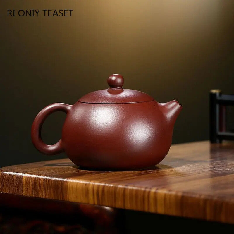 Authentic Yixing Purple Clay Teapots Famous Handmade Xishi Tea Pot Raw Ore