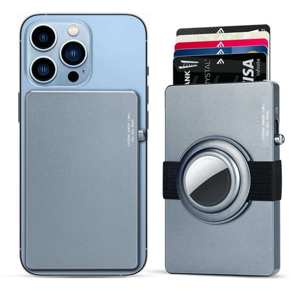 TOYFID Pop Up RFID Slim Wallet with AirTag Holder