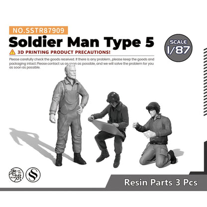 SSMODEL SSTR87909 1/87 Model Upgrade Parts Soldier Man Type 5
