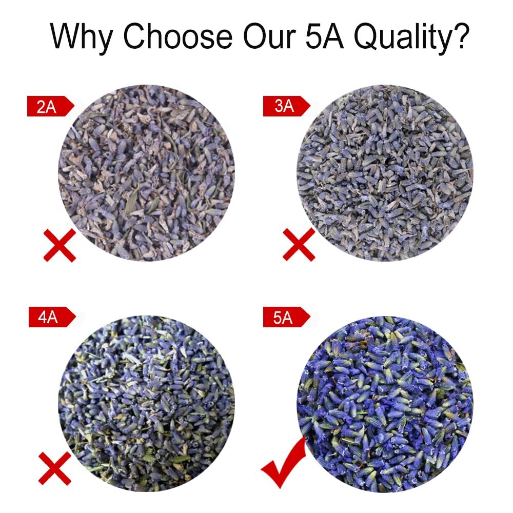 TEARELAE Dried Lavender Natural Edible Flowers Culinary Buds 85g