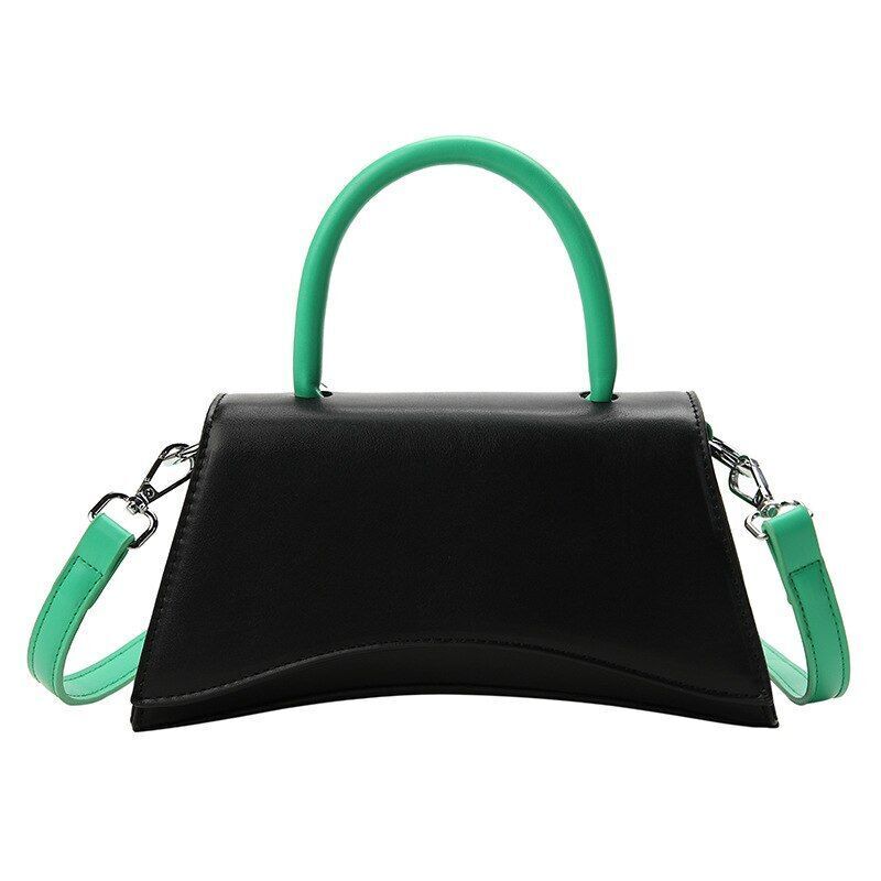 Contrast Color Small Square Bag Luxury Shoulder Fashion Messenger Bag 24*13*7 CM