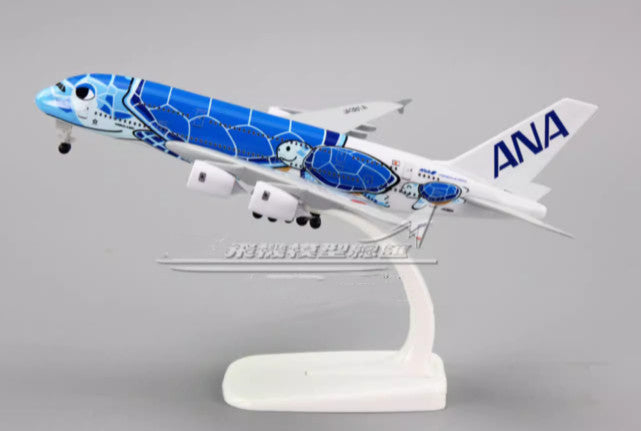 20CM ANA AIRBUS A380 JA381A Passenger Aircraft Diecast Plane Airplane Model