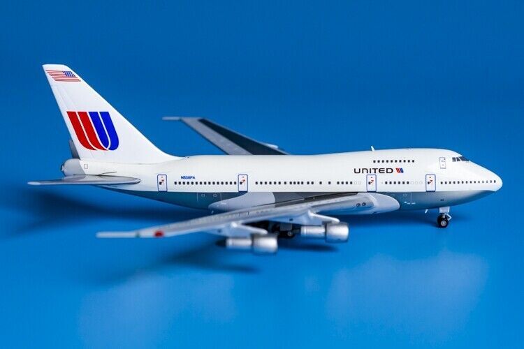 1:400 JC Wings UNITED BOEING 747SP Passenger Airplane Diecast Aircraft Model