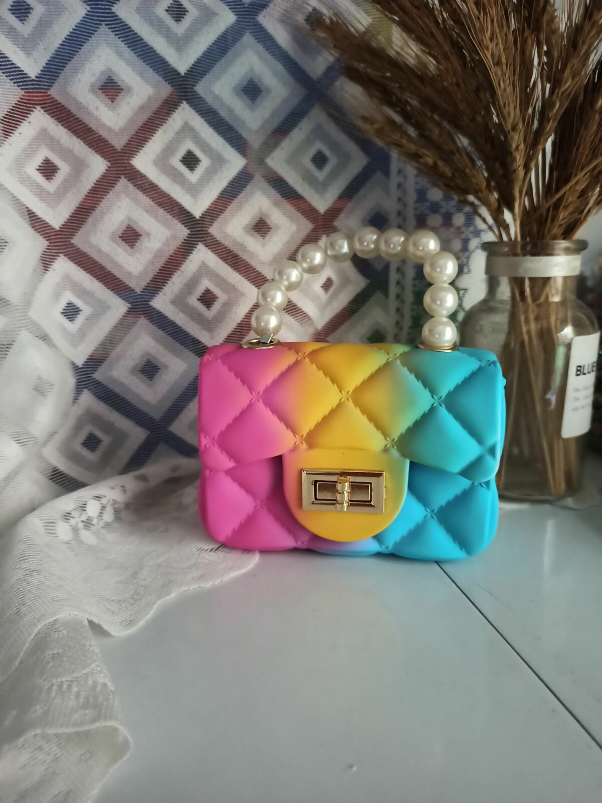 Women Mini Handbags Candy Color Jelly Crossbody Bags Girls Small Coin Pouch Baby