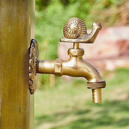Decorative Garden Faucet Brass Animal Shape Bibcock Retro Tap Bathroom Accessory