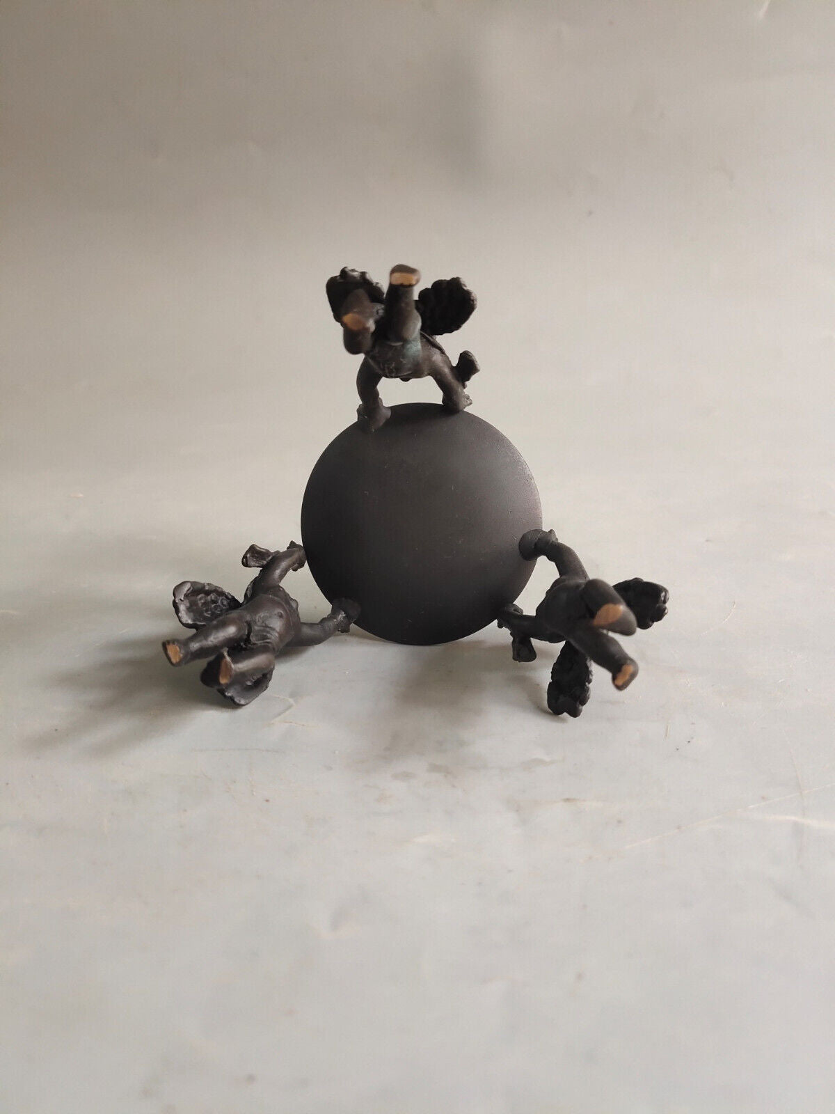 China's ancient pure copper three cat wax platform