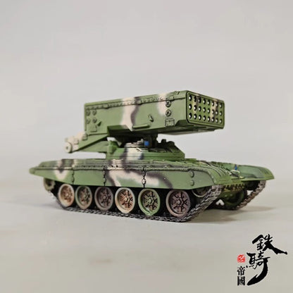 1/72 Scale TOS_1 Self-propelled Rocket Launcher Spitfire Tank Model Ornament