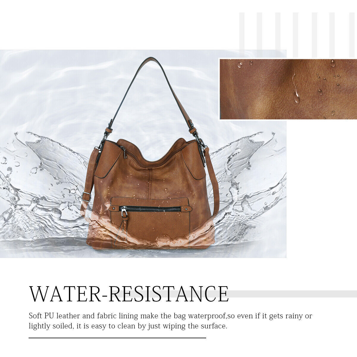 KL928 Women Large Purses PU Leather Shoulder Handbags Crossbody Hobo Bags Gifts