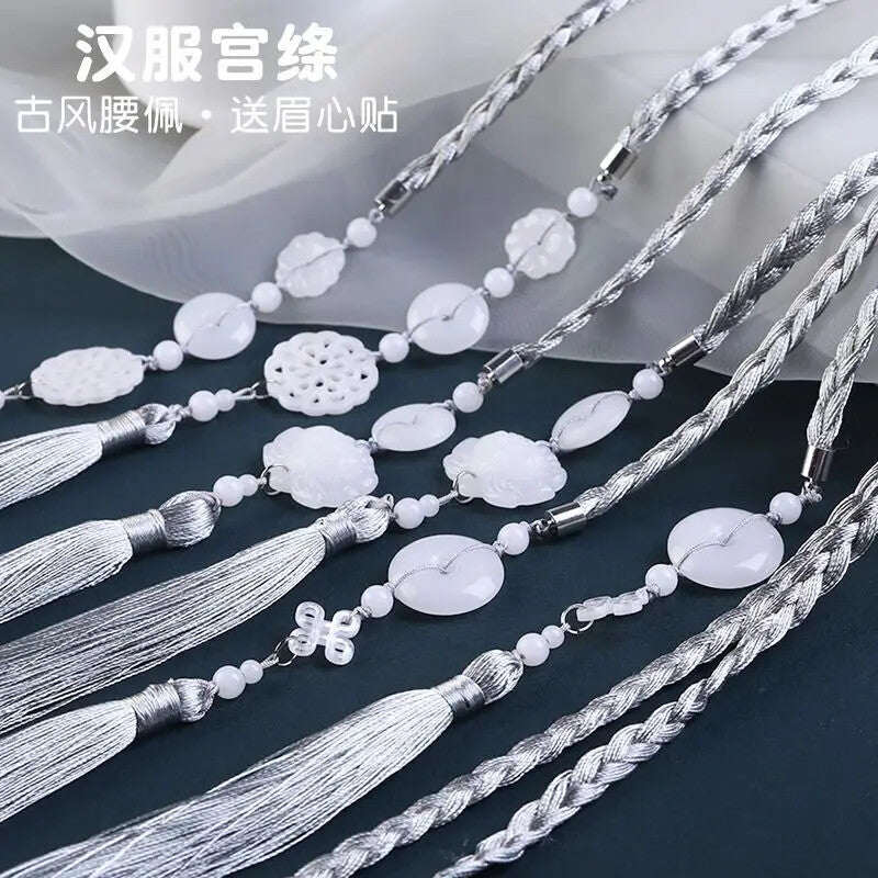 Waist Chain Ancient Style Hanfu Palace Belt Rope Tassel Pendant Pendant Female