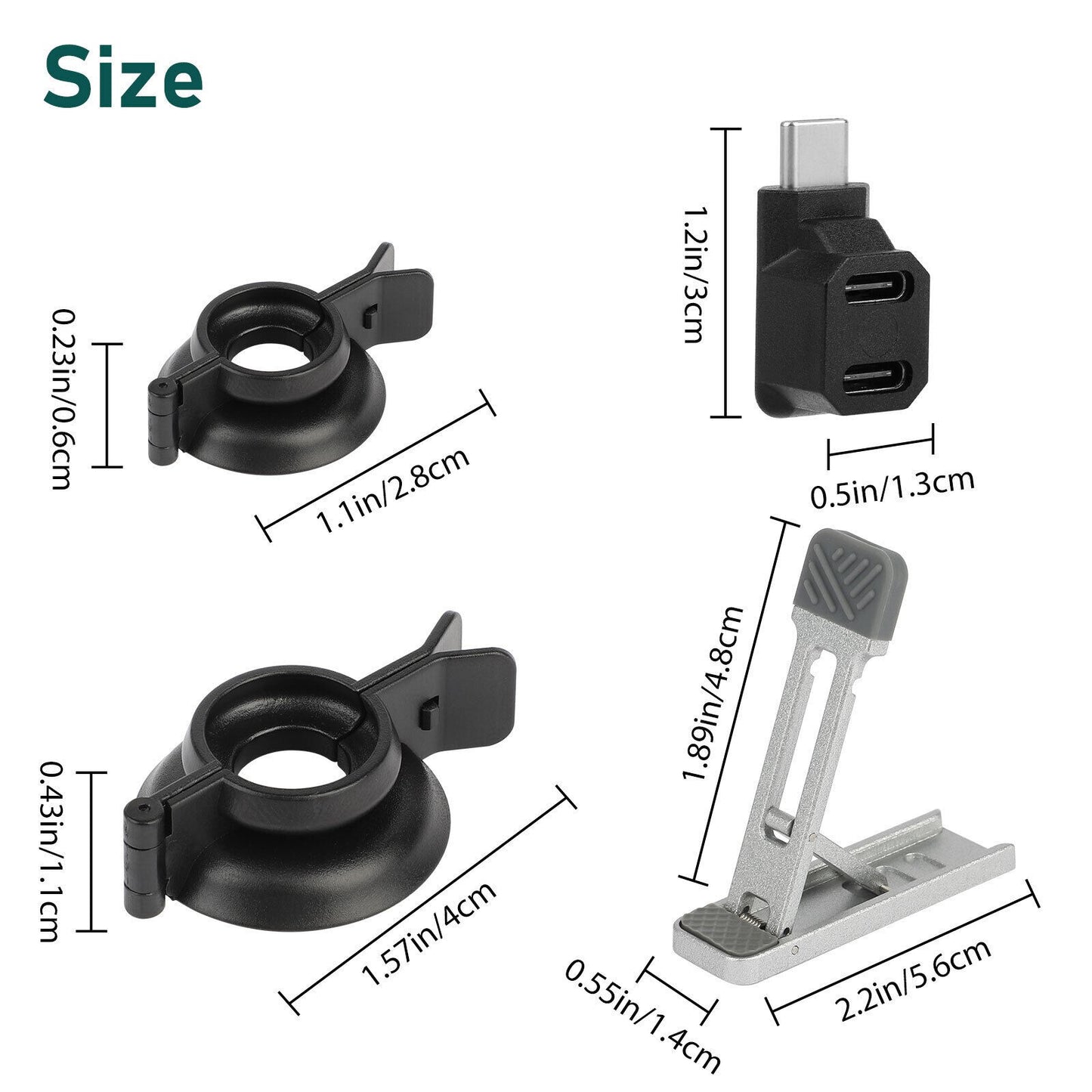 Thumbsticks Rocker Protection Kit+Back Support for Steam Deck/Switch/OLED/Lite