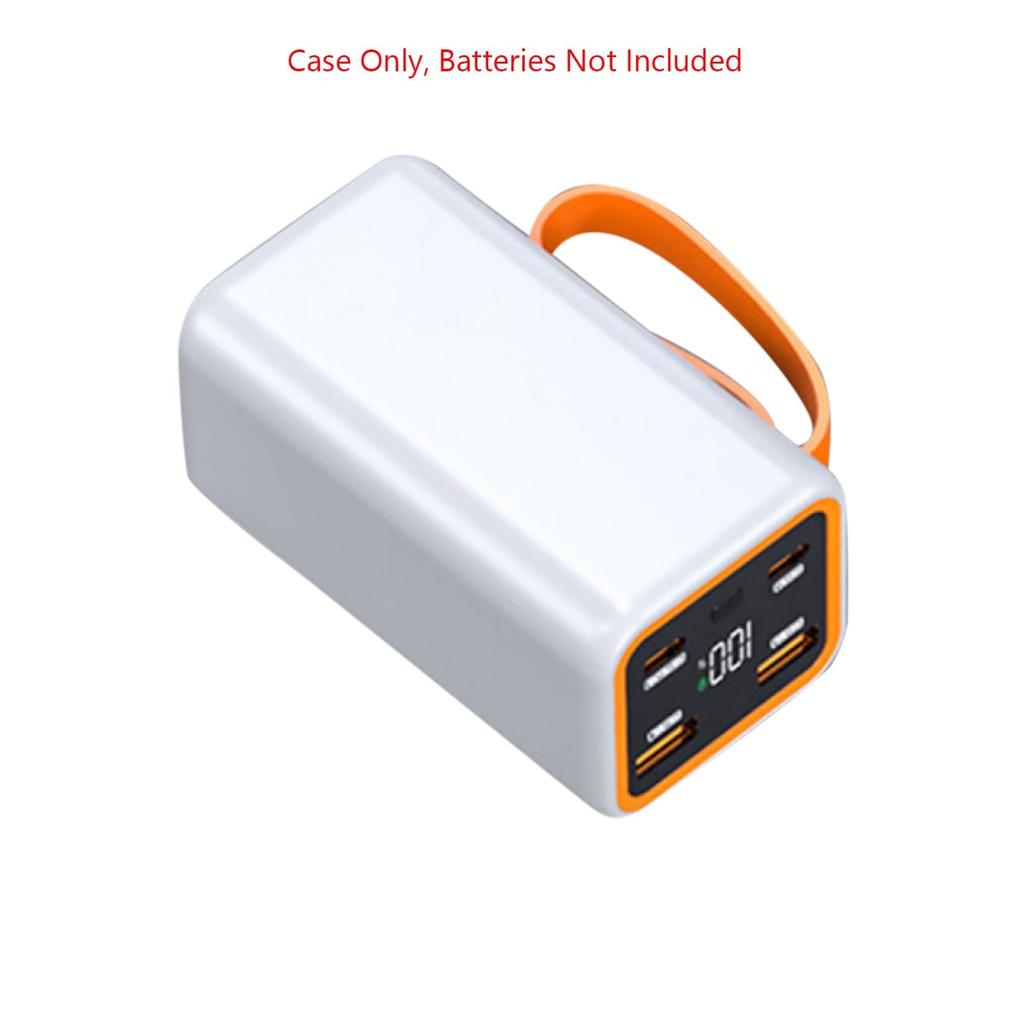 4 Slots 21700 Battery Power Shell Charger Box LCD Display Power Bank DIY Case s