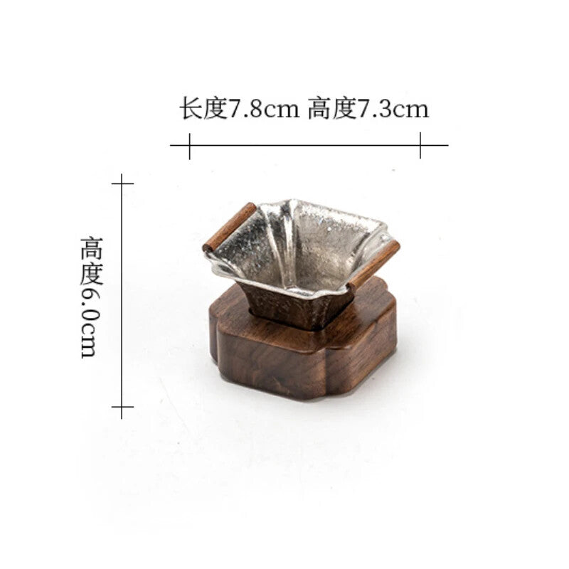 Square tea filter water filter golden tea filter tea set -