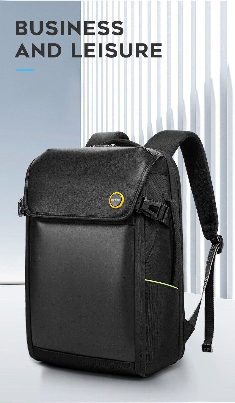 Waterproof Laptop Backpack USB Charging Travel Work School Bag for Men Women