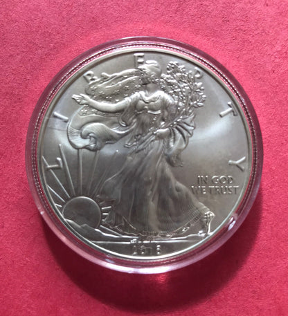 2016 American Silver Eagle ASE Coin 1oz Fine Silver BU GEM Money $1 Dollar美国鹰洋银币