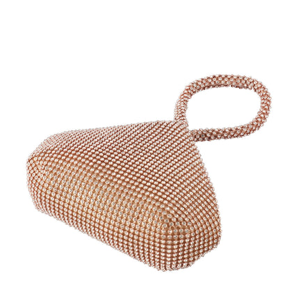 Women Alumium Sequins Evening Clutch Bag Party Wedding Fashion Purse Handbag