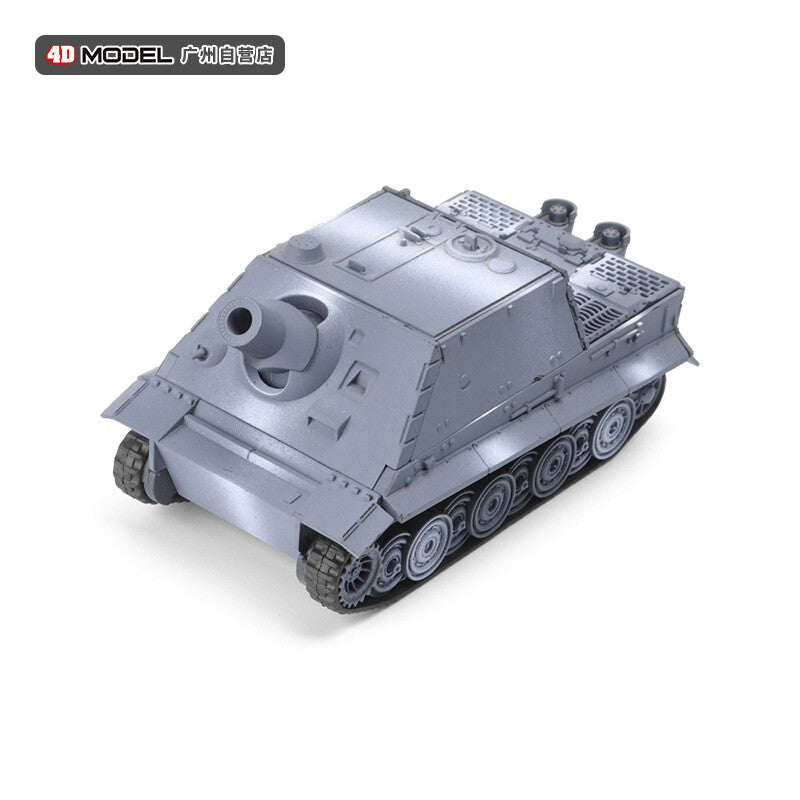 6Pcs Gray World War II German Tank Series Model Military Assembled Model 1/72