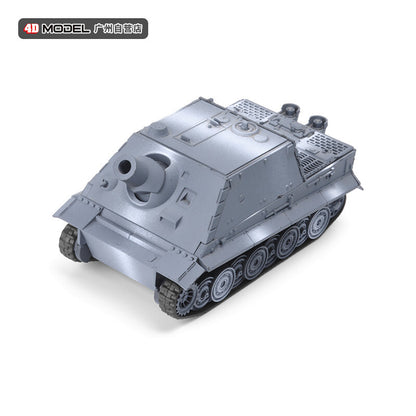 6Pcs Gray World War II German Tank Series Model Military Assembled Model 1/72
