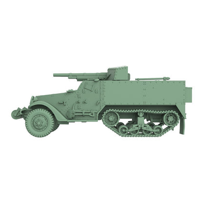 SSMODEL SS200551 1/200 Military Model Kit US M3 Multiple Gun Motor Carriage