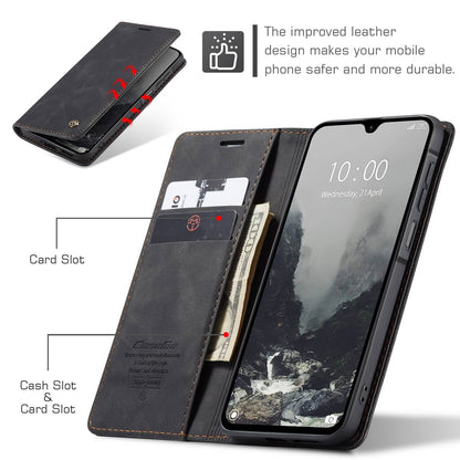 Flip Wallet Case for Samsung Galaxy A27, Magnetic Folio Cover with Card Holder