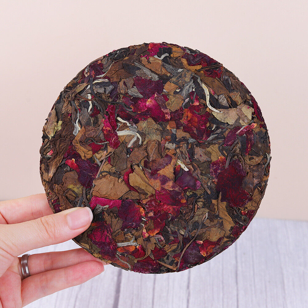 Yunnan Rose White Tea Cake Spring Tea Heavy Petal Rose Season Tea Rose Tea 100g