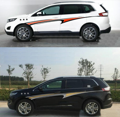 Graphics Waist Line Car Sticker For All Car Model Sides Door Decal Vinyl Stripe