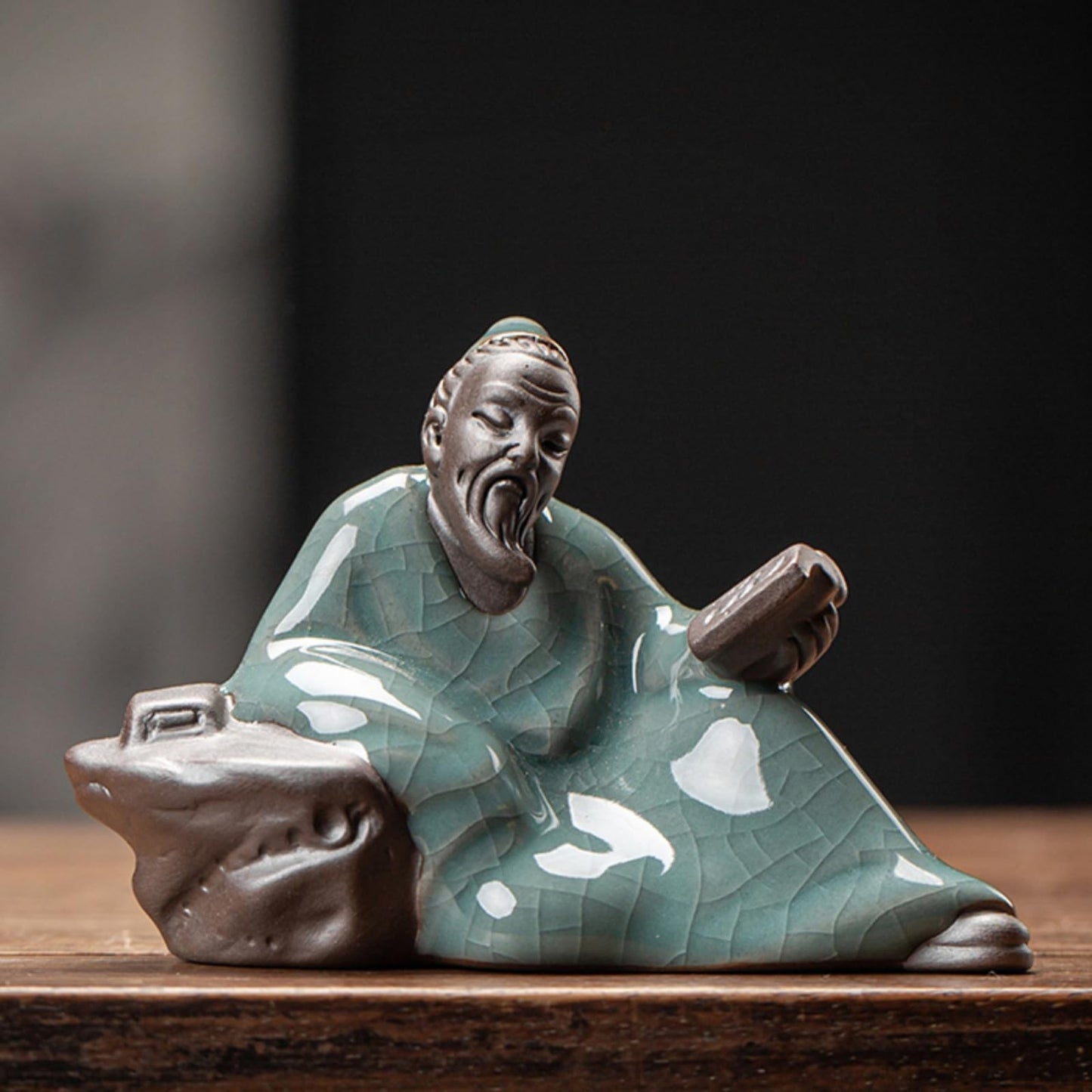 Chinese Purple Sands Tea Pet 9cm 3.6in Tea Table Decoration for Tea Ceremony