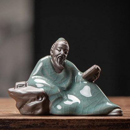 Chinese Purple Sands Tea Pet 9cm 3.6in Tea Table Decoration for Tea Ceremony