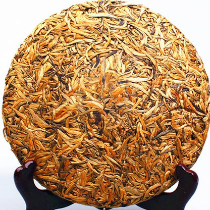 357g China TeJi FengQing Dian Hong Black Tea Golden bud Dian Hong Beeng tea