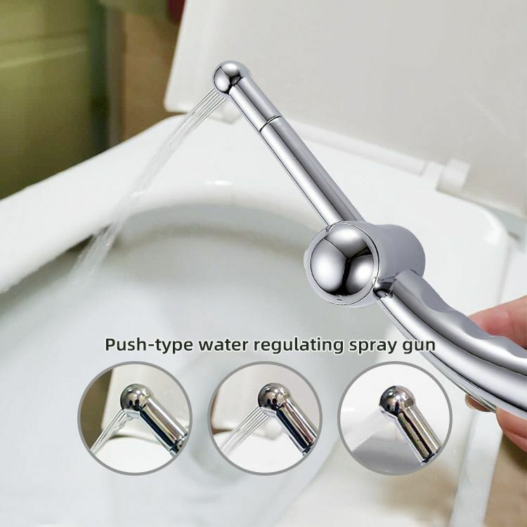 Shower Clean Body Washers Spray Gun Head Push Type Flushing Toilet Bidet Nozzles
