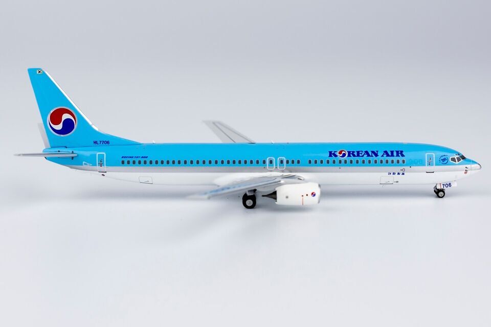 1:400 NG Model KOREAN AIR BOEING 737-900 Passenger Plane Diecast Aircraft Model
