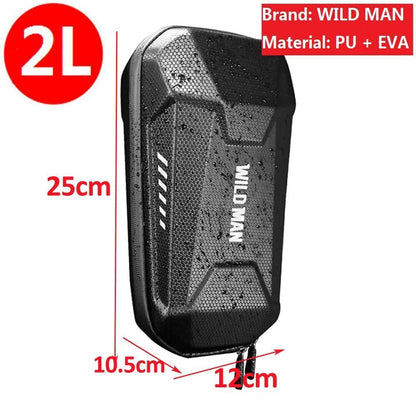 Universal Electric Scooter Handle Bag EVA Hard Shell 3-5L Bicycle 320x180x135 mm