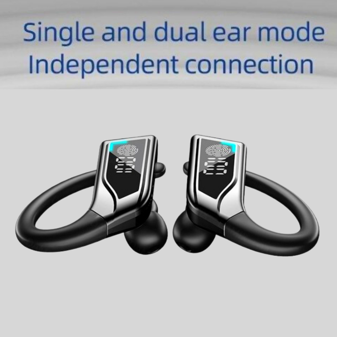 Bluetooth 5.2 Headset TWS Wireless Earphones Earbuds Stereo Headphones Ear Hook