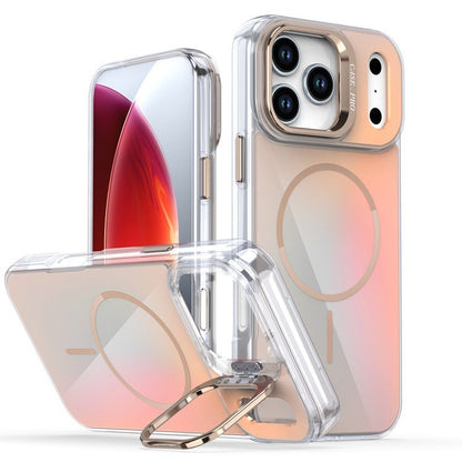 Magnetic Phone Case with Color-Changing Camera Bracket for iPhone 17 Pro Max/16